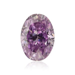 0,14 Karat Fancy Intense Pinkish Purple Oval-Diamant (SI2) GIA
