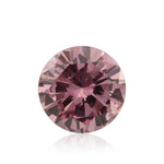 Diamante a taglio brillante rotondo Fancy Intense Pink da 0,19 carati SI2 GIA