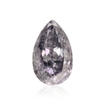 0.25 Carat Fancy Gray Violet Pear Diamond SI2 GIA