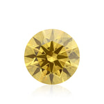 0,25 Karat Fancy Orange Yellow runder Diamant SI1 GIA