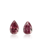 0,26 Karat Fancy Vivid Purplish Pink birnenförmige Diamanten (SI2) GIA