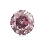 0.30 Carat Fancy Purplish Pink Round Brilliant Diamond I1 GIA