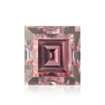 0,35 Karat Fancy Intense Purplish Pink Smaragd-Diamant VVS2 GIA