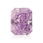 0.37 Karat Fancy Intense Purple Radiant Diamant VS2 GIA