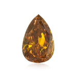0,38 Karat Fancy Deep Brownish Yellowish Orange Pear Diamant SI2 GIA