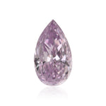 0.39 Carat Fancy Pink Purple Pear Diamond SI1 GIA