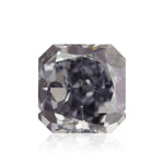 0,40 Karat Fancy Gräulich Violett Radiant Diamant SI1 GIA
