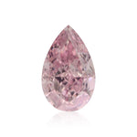 0.42 Carat Fancy Intense Purplish Pink Pear Diamond VS2 GIA