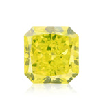 0,42 Karat Fancy Vivid Green Yellow Radiant Diamant SI1 GIA