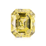 Diamante Asscher Fancy Giallo da 0,43 carati (SI)