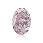 0,50 Karat Fancy Light Purplish Pink Oval Diamant SI1 GIA