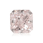 Diamante Radiante 0,50 Carati Rosa Molto Tenue SI2 GIA