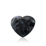0.50 Carat Fancy Dark Gray Blue Heart Diamond VS1 GIA