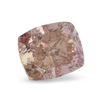 0.50 Carat Fancy Orangy Pink Cushion Diamond VS2 GIA