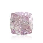 0.50 Carat Fancy Purplish Pink Cushion Diamond VS2 GIA