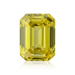 0,50 Karat Fancy Vivid Yellow Smaragd Diamant VS1 GIA