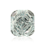 0.51 Carat Fancy Green Blue Cushion Diamond VS1 GIA