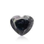 0,51 Karat Fancy Dark Gray Blue Heart Diamant VS2 GIA