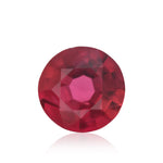 0,51 Karat roter, runder Rubin aus Mosambik