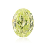0,52 Karat Fancy Yellow Green Oval-Diamant SI1 GIA