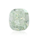 0.54 Carat Fancy Green Cushion Diamond VS2 GIA