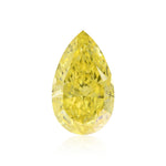 Diamante a Pera Giallo Intenso Fancy VVS2 GIA da 0,56 Carati