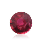 0.59 Carat Red MOZAMBIQUE Round Ruby