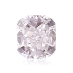 0.60 Karat Faint Pink Radiant Diamant VVS1 GIA