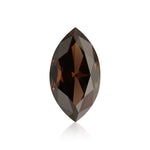 ماسة ماركيز بلون وردي غامق بني فاخر، 0.60 قيراط، درجة نقاء SI1، شهادة GIA