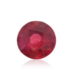 0.60 Carat Red MOZAMBIQUE Round Ruby