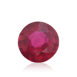 0.64 Carat Red MOZAMBIQUE Round Ruby