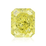 Diamante Radiant Giallo Intenso Fancy, 0,65 carati, purezza VS2, certificato GIA