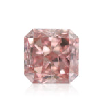 0,65 Karat Fancy Orangy Pink Radiant Diamant SI2 GIA
