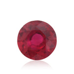 0.67 Karat roter MOZAMBIQUE runder Rubin