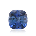 Zaffiro blu di 0,70 carati, proveniente dallo SRI LANKA, taglio a cuscino