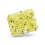 0.70 Carat Fancy Intense Yellow Radiant Diamond IF GIA