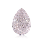 0.71 Carat Faint Pink Pear Diamond IF GIA