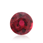 0.71 Carat Red MOZAMBIQUE Round Ruby