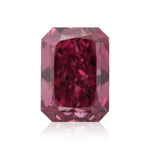 0.80 Carat Fancy Purplish Red Radiant Diamond I1 ARGYLE & GIA