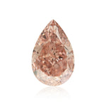 0,83 Karat Fancy Orangy Pink Tropfen-Diamant VS2 GIA