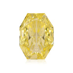 Diamante GIA ottagonale Fancy Intense Yellow da 0,86 carati, purezza VS2