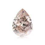 0.87 Carat Fancy Light Brownish Pink Pear Diamond SI2 GIA
