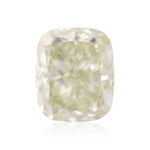 0.92 Carat Fancy Yellowish Green Cushion Diamond SI1 GIA