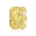 1.00 Carat Fancy Intense Yellow Radiant Diamond VS2 GIA