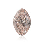 1.00 Carat Fancy Light Pink Brown Marquise Diamond (I1) GIA