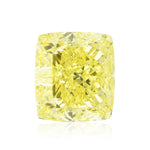 1.01 Carat Fancy Intense Yellow Cushion Diamond VVS2 GIA