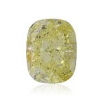 1.01 Carat Fancy Intense Yellow Cushion Diamond VS2 GIA