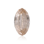 1.01 Carat Fancy Light Yellowish Brown Oval Step Cut Diamond VS1 GIA