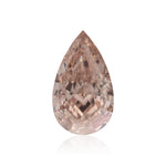 1.01 Carat Fancy Orangy Pink Pear Diamond VS2 GIA