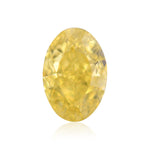 1.01 Carat Fancy Vivid Yellow Oval Diamond SI2 GIA